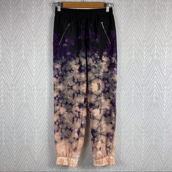 Arden B Pants - ARDEN B Bubble Ombré Floral Print Joggers